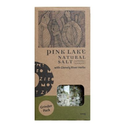Pink Lake Salt with Herbs