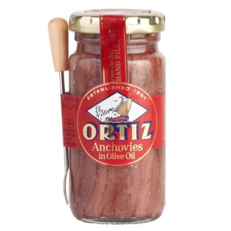Ortiz - Anchovy Fillets in Olive Oil with Fork 95g