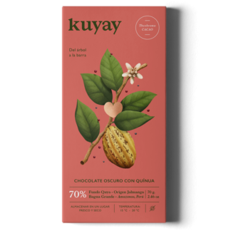 Kuyay Dark Chocolate with Quinua