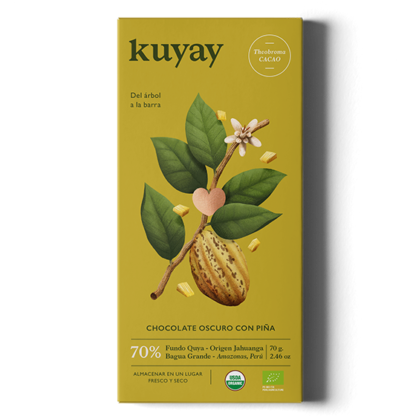 Kuyay Dark Chocolate with Pineapple